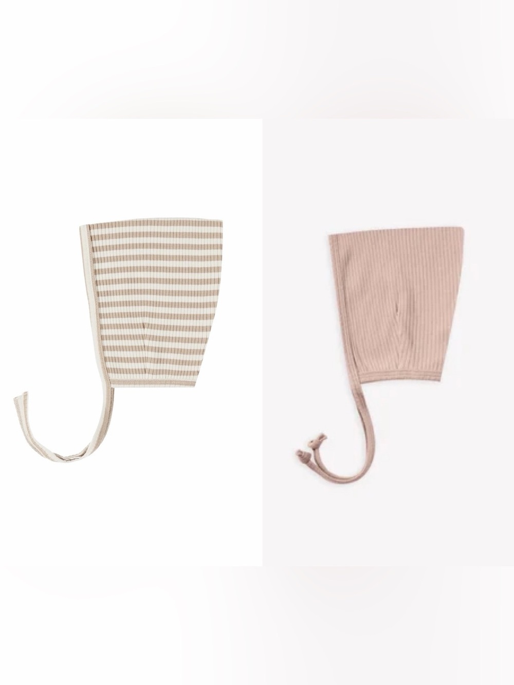 Quincy Mae • Two Ribbed Bonnets